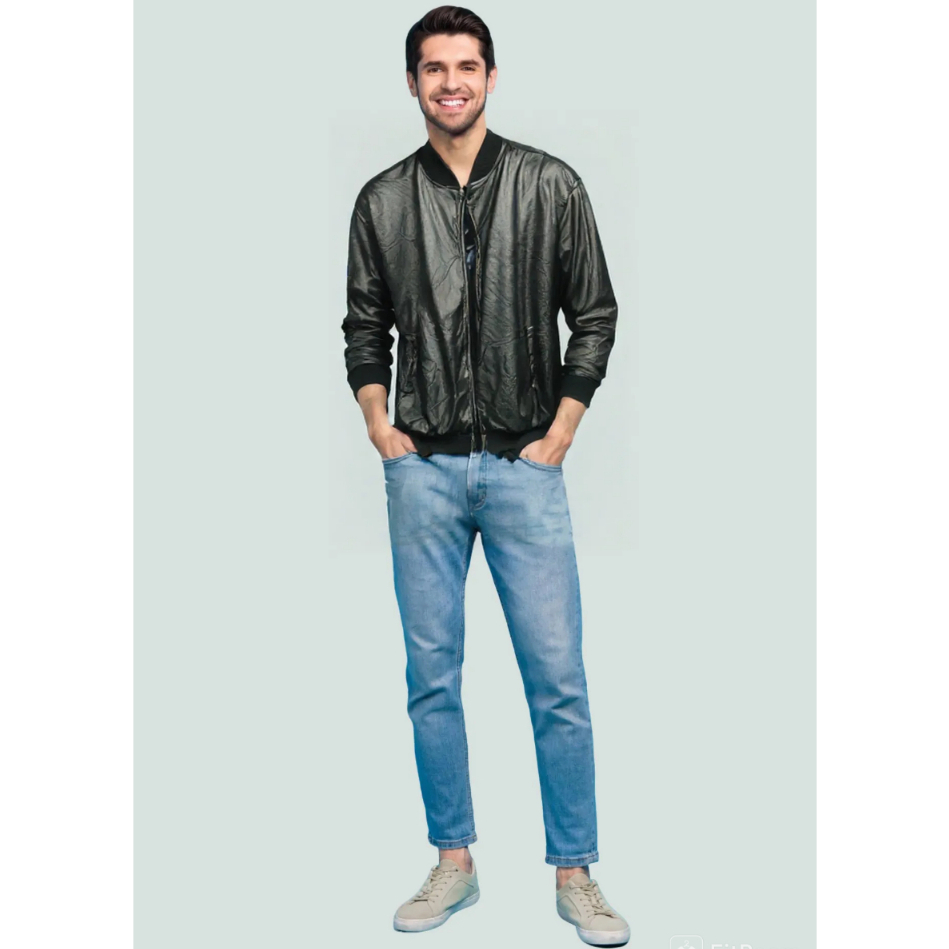 Áo khoác Biker Da ATINO 2HAND size XL [ Có Chống Thấm Nước]