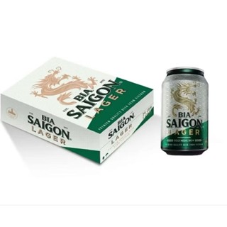  Thùng bia Sài Gòn Xanh 24 lon 330ml 