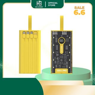 Sạc Dự Phòng 30000mah Habitek HB32, Sạc Nhanh PD 66W/20W, Pin Dung Lượng Lớn, Hiển Thị Phần Trăm Pin