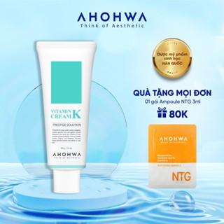  Kem Dưỡng Phục Hồi Ahohwa Vitamin K Cream 80g - Phục Hồi Da Mỏng Đỏ Giãn Mao Mạch Làm Dịu Da Mờ Sẹo   Chính Hãng   