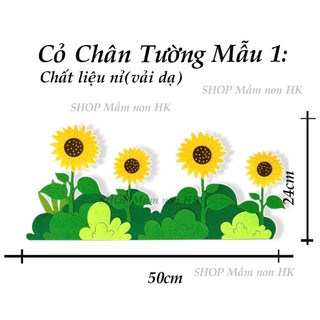 Hàng rào chân tường nỉ (1 cái dài 50cm)