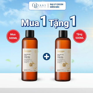  Nước Tẩy Trang Bí Đao COCOON Làm Sạch Sâu Dịu Nhẹ Ngừa Mụn Cho Da Dầu Mụn 50ml 140ml 500ml 