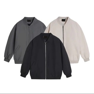 Áo Khoác Gió Bomber Dù Hai Lớp Chống Nước Cản Gió Chống Tia Uv Menwear Jacket , Có Túi Trong Mẫu Mới