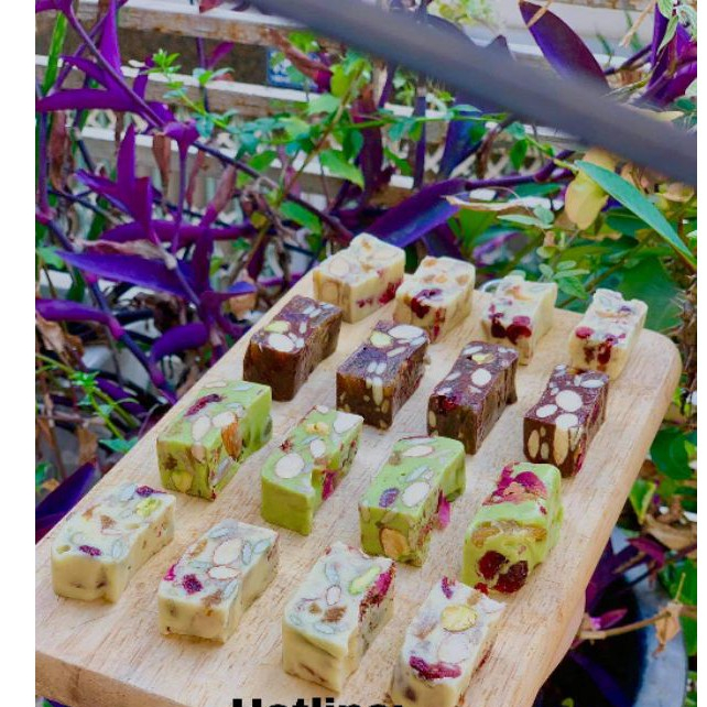Kẹo Nougat( kẹo hạnh phúc) handmade