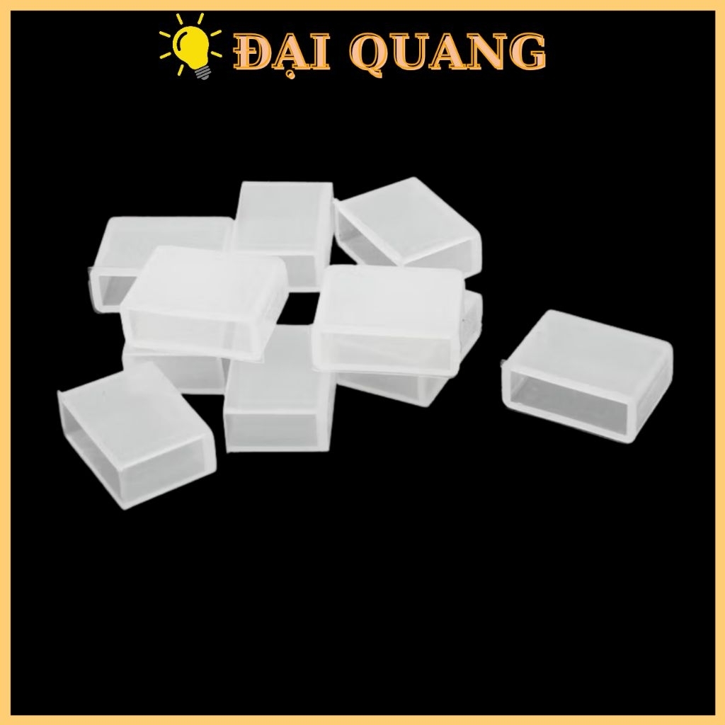 Combo 5 cái/10 cái nút bịt Dây Led Neon 6x12mm, 8x16mm, dây Led 220V, dây Led COB 220V