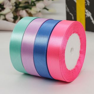 Ruy băng lụa gói hoa, gói quà, thắt nơ 2cm
