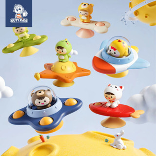  Set 3 Con Quay Spinner GutyKids Chong Chóng Dính Tường Hình Thú Đáng Yêu Âm Thanh Vui Nhộn Cho Bé 