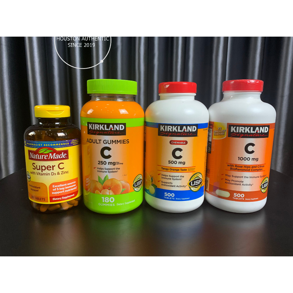 [ ĐỦ BILL STORE + AIR] Bổ sung Vitamin C Kirkland - Super C Nature Made _ Live mua hàng tại Mỹ