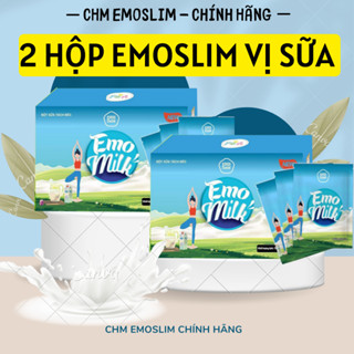   FREESHIP + QUÀ  2 HỘP GIẢM CÂN EMoSLIM VỊ SỮA BÒ TÁCH BÉO THƠM NGON BÁN CHẠY 
