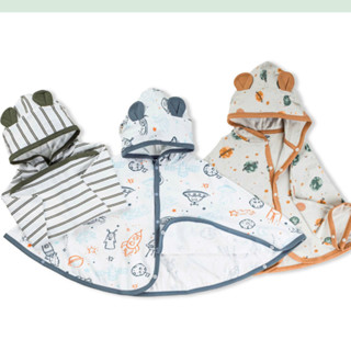 Áo Choàng uala rogo chống nắng cotton mềm mịn thoáng mát tai thỏ cho bé trai bé gái UR 3873