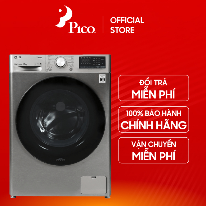[Pico Official - Lắp đặt 0Đ HN HCM] Máy Giặt AI LG FV1410S4P 10 kg