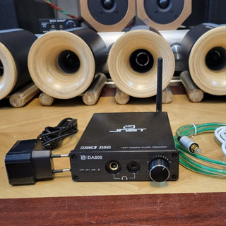  DAC giải mã âm thanh Optical sang Analog DA800 JNET Giải Mã 32Bit Bluetooth 5.1 có cổng Optical Out 