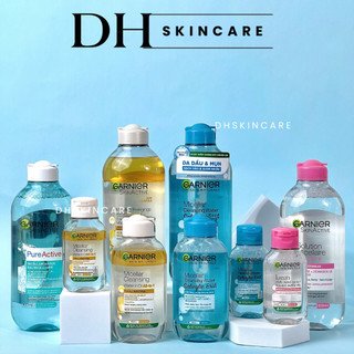  Nước tẩy trang Garnier Micellar Cleansing Water Xanh lá Hồng Vimamin C xanh dương vàng dầu 400ml 