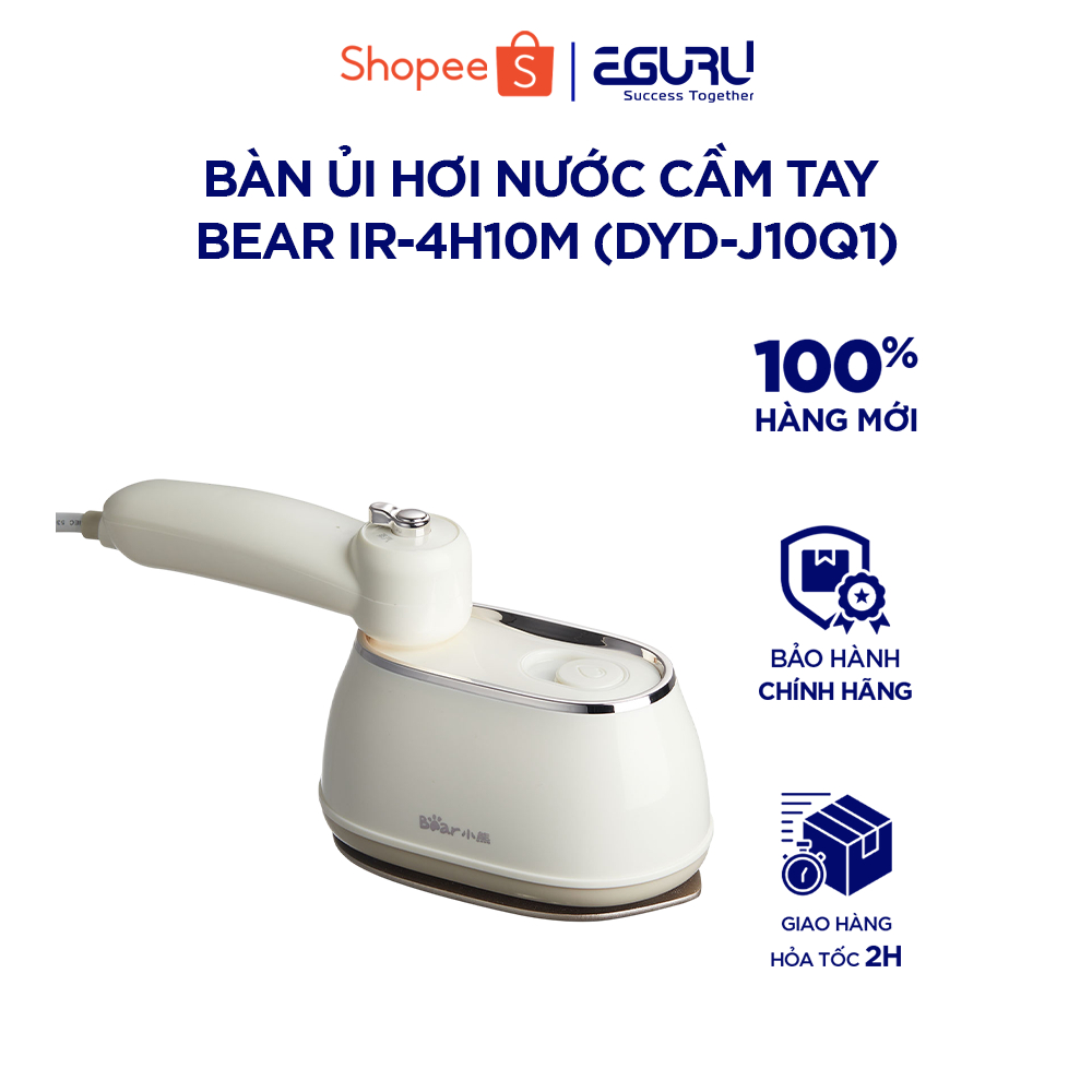 Bàn Ủi Hơi Nước Cầm Tay Bear DYD-J10Q1, 2 In 1 Ủi Nước/ Khô Nhanh Tiết Kiệm Thời Gian,BH 18 Tháng