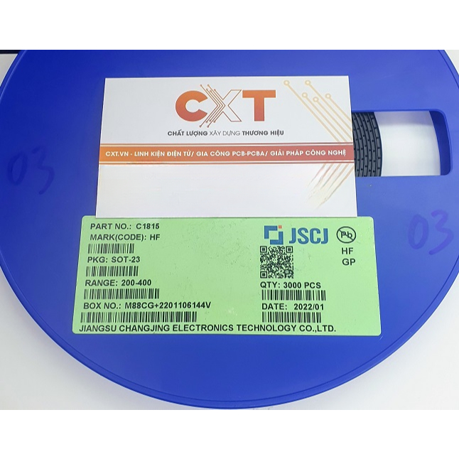 C1815 HF Transistor NPN 0.15A 60V SOT-23 (10c)