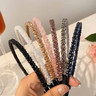 Băng đô pha lê đính hạt lấp lánh cao cấp | Phụ kiện tóc nữ sang trọng N'Lee House
