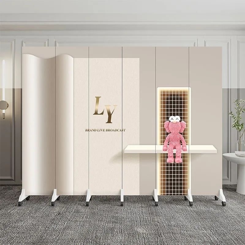 Ánh sáng và sang trọng mới phòng livestream nền hình nền mạng đỏ Douyin dẫn chương trình cửa hàng qu