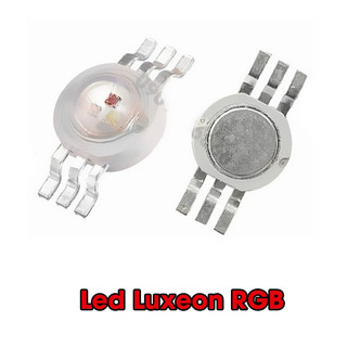 Led luxeon hạt 3W, 3 chân ( đổi màu) rgb, đế đồng