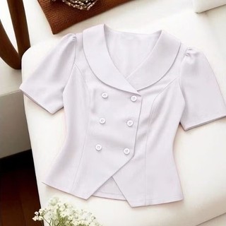 Áo công sở cổ vest có size lớn