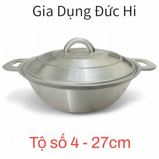 Tộ Kho Cá Gang Thái Số 04 Đường kính 27cm Sử Dụng Tổ Kho Cá Ăn Lẩu - Tộ Thái Số 4