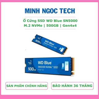 Ổ cứng SSD Western Blue SN5000 500GB NVMe Gen 4x4 | Bảo hành 36 tháng