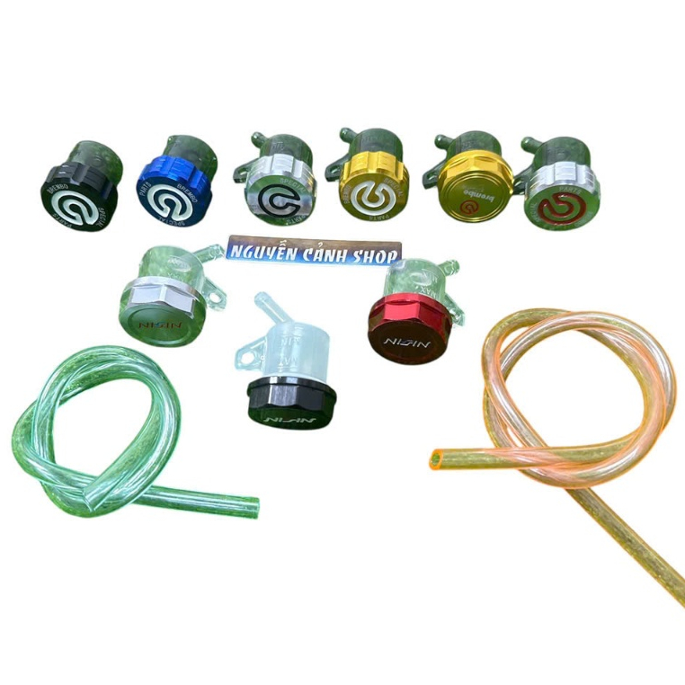 Bình dầu sau exciter winner raider có dây kiểu nissin brembo