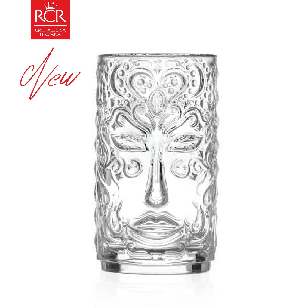 Ly Uống Cocktail, Nước Ép Thuỷ Tinh Pha Lê Không Chì Ý RCR Crystal Tiki - Tiki Venezia 450 ml