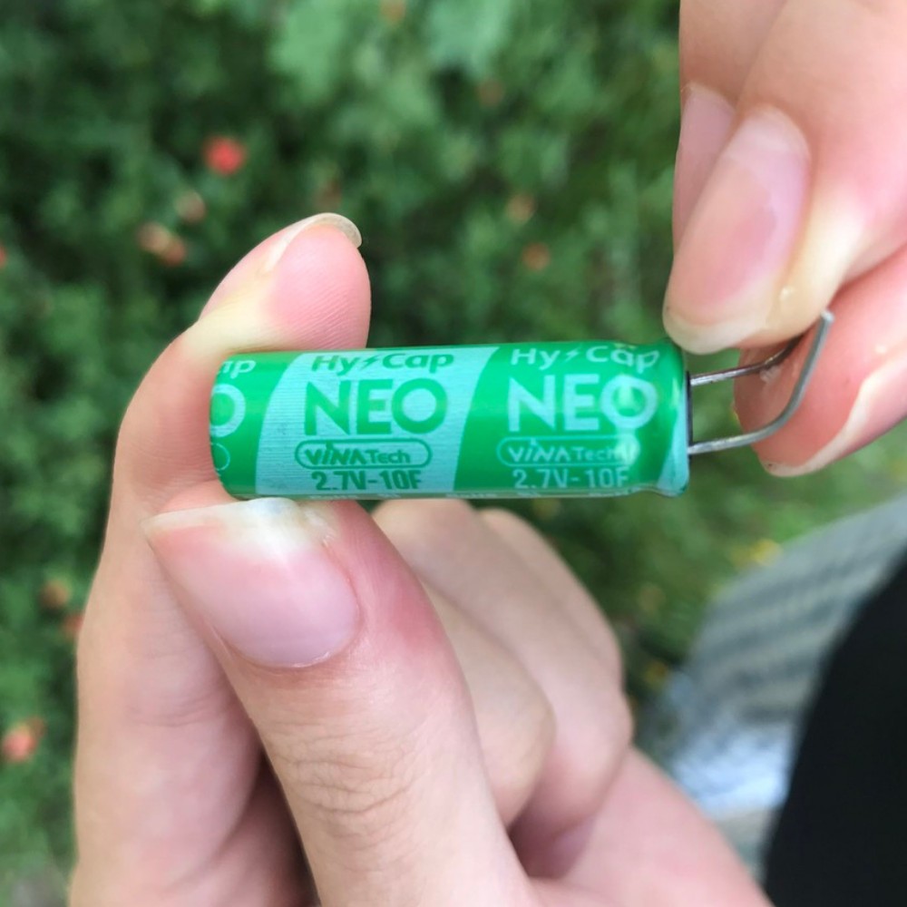 [Xả Kho] Siêu Tụ 2.7V 10F 11mAh 10F 2.7V làm mạch lọc nhiễu Audio mạch trợ còi ShopLinhKienHN