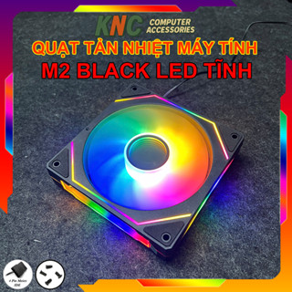 Quạt Tản Nhiêt M2 Led Tĩnh, Fan Led, Fan Case RGB, Cắm Trực Tiếp Cổng Molex 4Pin, Không Cần Hub