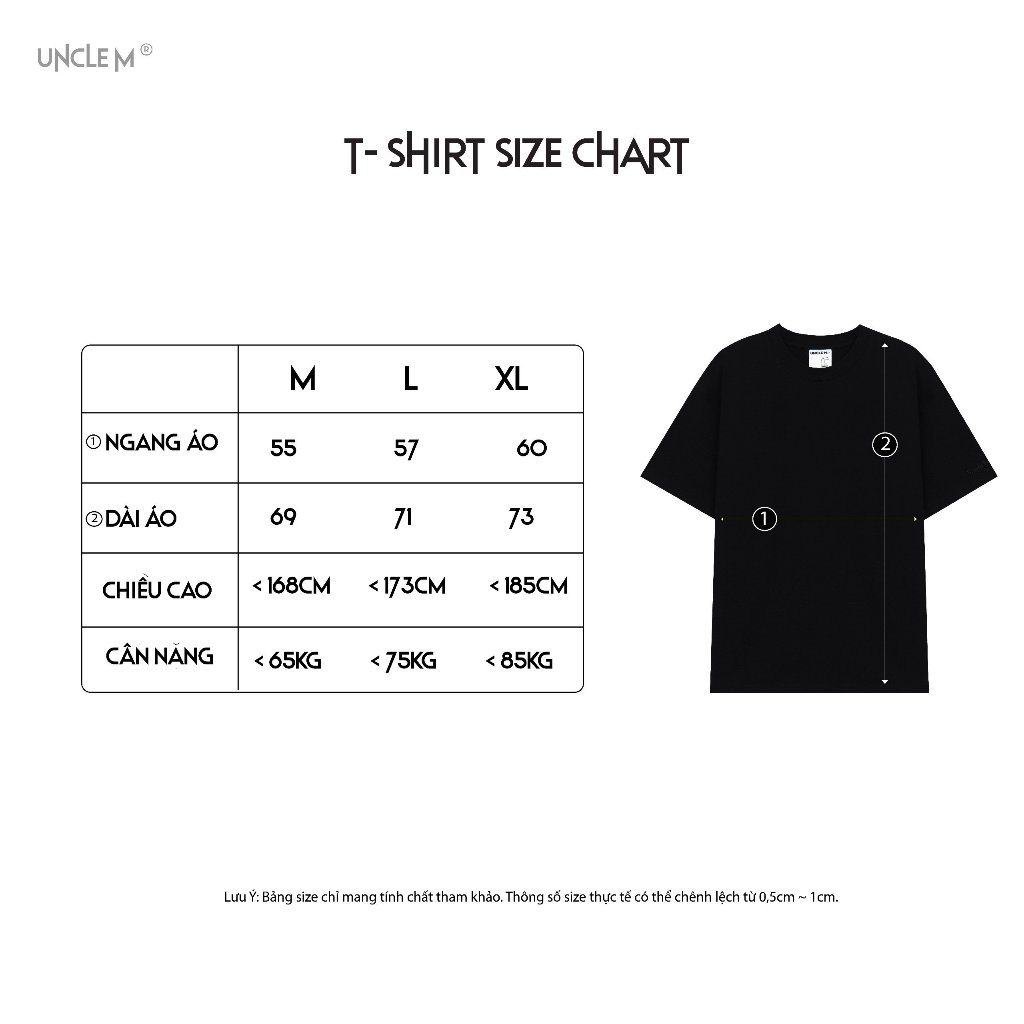 (MUA 1 TẶNG 1 NGẪU NHIÊN) Áo thun local brand cổ tròn Uncle M cotton 100% nam nữ Unisex in lụa - Bafanglaicai tee | BigBuy360 - bigbuy360.vn