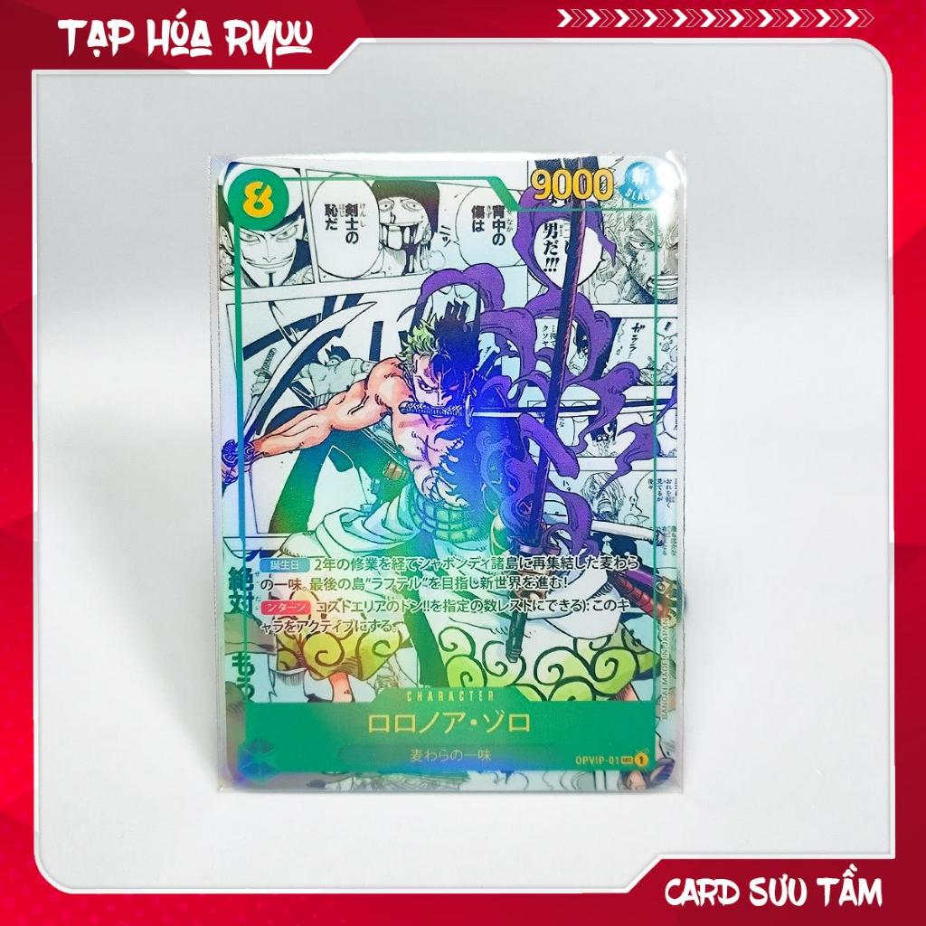 Thẻ bài Custom One Piece Card Game Manga Rare - Custom Card Anime One Piece - Phong Cách OPCG