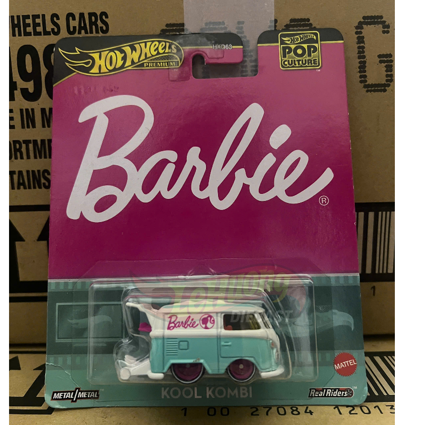 LeHuong Diecast - Xe Hot Wheels Premium Kool Kombi (Barbie) White Cyan