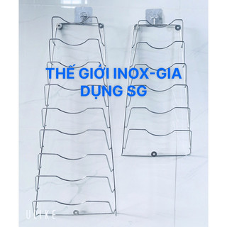    BẢO ĐẢM CHẤT LƯỢNG   Kệ treo nắp nồi INOX 201 Giá treo nắp vung xoong nồi 