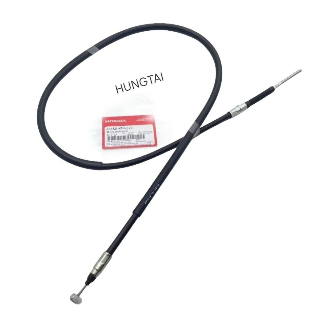 Sợi dây thắng, phanh đùm trước xe WAVE A, ALPHA 100... zin Honda 45450-KPH-670