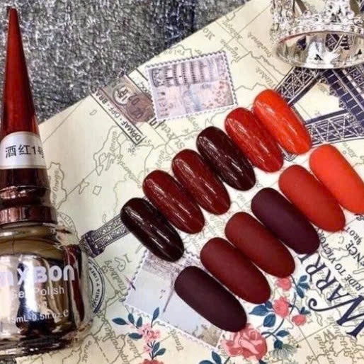 Sơn gel đỏ, sơn mxbon