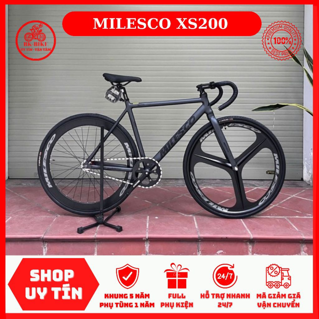Xe Đạp Fix MILESCO XS200 • Rẻ