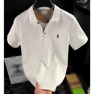 Áo thun nam POLO kẻ sọc tay đẹp có cổ tay ngắn vải cotton siêu đẹp 2025