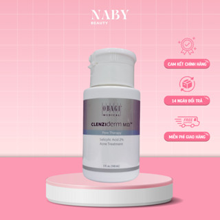Dung dịch 2% BHA Obagi giúp giảm mụn, dầu nhờn tẩy tế bào chết Clen ziderm MD Pore The Rapy 148ml dành cho da dầu mụn