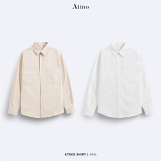 Áo Sơ Mi Nam ATINO Vải 100% Cotton form Slim L.2.4446