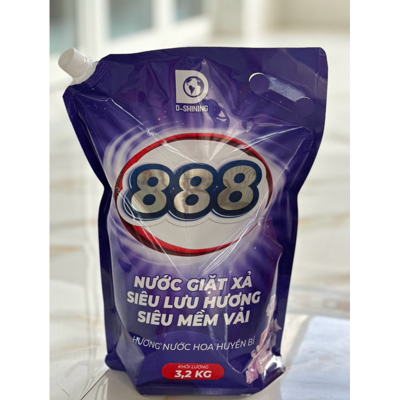 [3,2kg]-Nước giặt xã D'shining 888 hương nước hoa huyền bí