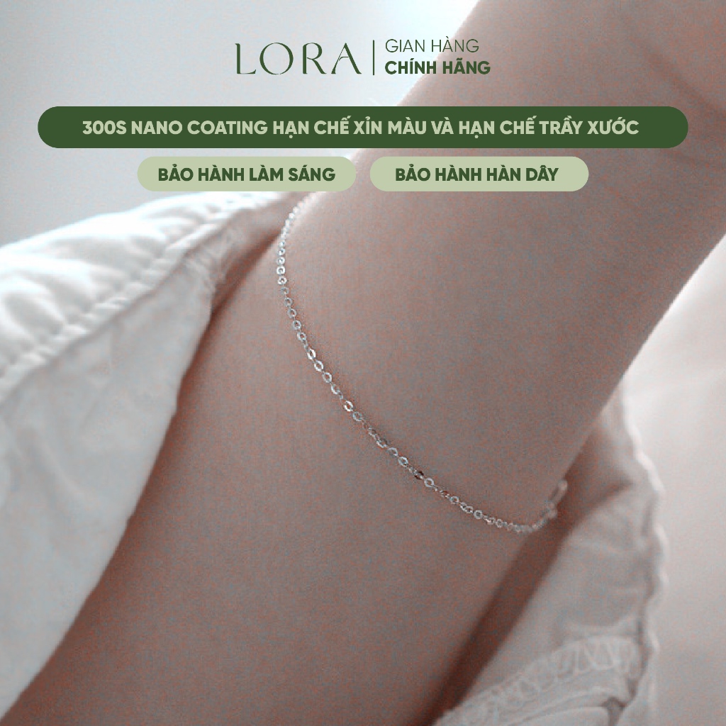 [BH Trọn Đời] Vòng Tay Lắc Tay Nữ Bạc S925 May Mắn Bình An Mở Lòng Lora CARA