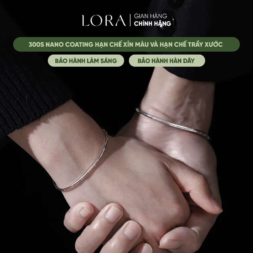 [BH Trọn Đời] Lắc Tay Đôi Bạc S925 Gia Công Riêng Đeo Vừa Tay Cho Cặp Đôi LORA Couple Mở Lòng Gắn Kết Và Bền Chặt Hơn | BigBuy360 - bigbuy360.vn
