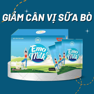   SIÊU RẺ + FREESHIP  BỘT SỮA BÒ TÁCH BÉO EMoSLIM GIẢM CÂN GIẢM MỠ TOÀN THÂN - kèm quà tặng 