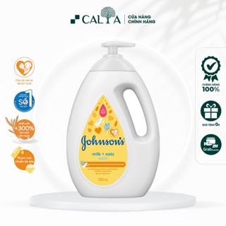 Sữa Tắm Johnson's Baby Cho Bé Từ Yến Mạch Và Sữa Dưỡng Ẩm - Johnson's Baby Milk + Oats Bath 1 Lít