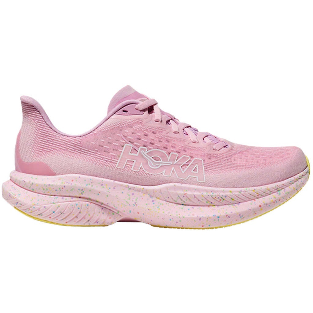 Giày Chính Hãng Hoka Mach 6 Running Shoes Pink Twilight/Lemonade