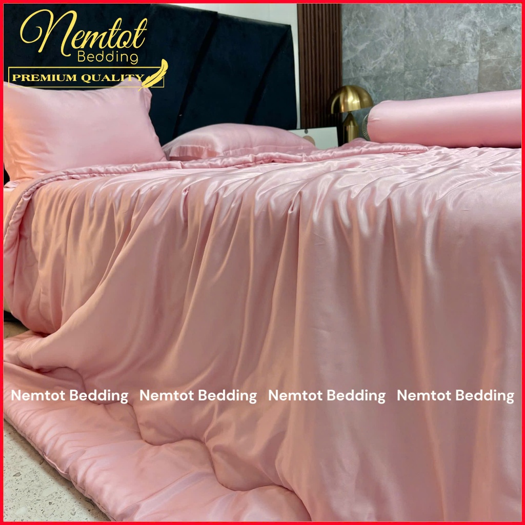 🦚LỤA LYOCELL 40S🦚 Chăn Ga Gối Lyocell 40s Sợi Vải Dệt Từ Gỗ Cây Tự Nhiên, Mát Mềm Mịn_Nemtot Bedding