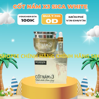 CHÍNH HÃNG - KEM CỐT NÁM X3 SICA WHITE