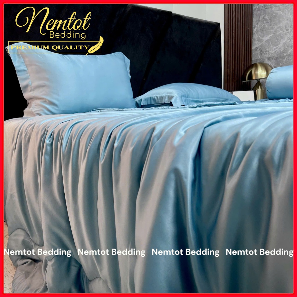 🦚LỤA LYOCELL 40S🦚Chăn Ga Gối Lyocell 40s Sợi Vải Dệt Từ Gỗ Cây Tự Nhiên, Mát Mềm Mịn_Nemtot Bedding