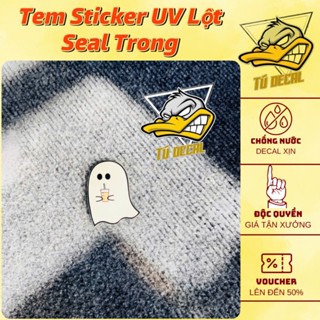  Tem Logo Sticker Dễ Thương Lột Seal Trong Dán Trang Trí Xe Máy Nón Mũ Bảo Hiểm Decal Bền Màu Chống Nước - MinhTuDecal 