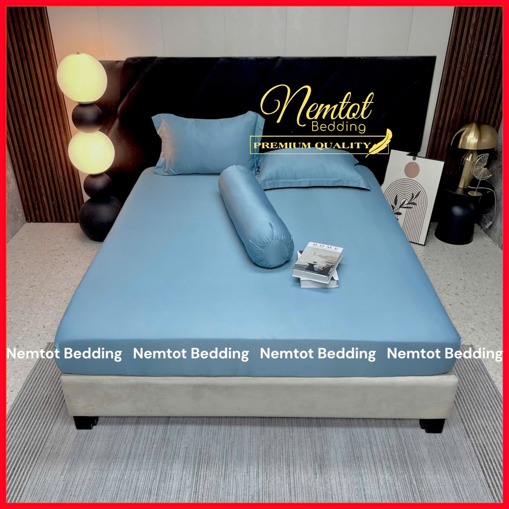 🦚LỤA LYOCELL 40S🦚 Bộ Ga Gối Lyocell 40s Sợi Vải Dệt Từ Gỗ Cây Tự Nhiên, Mát Mềm Mịn _ Nemtot Bedding